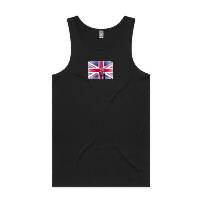 Flag Tank - Mens Lowdown Singlet Thumbnail